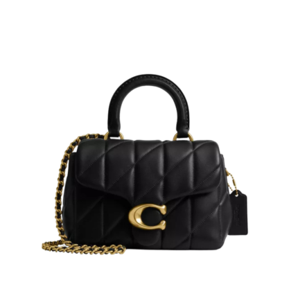 Coach | black quilted nappa leather Times Square