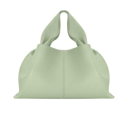 Polène | Numéro Neuf Mini Edition Textured Bag In The Sea Foam Color