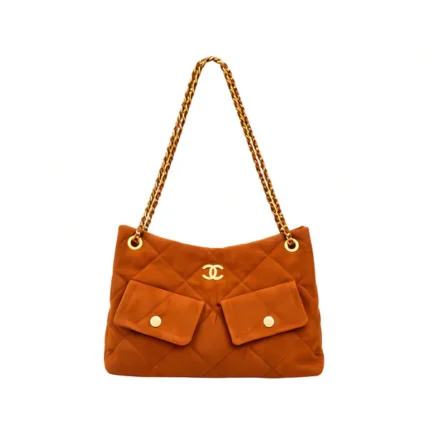 Chanel Bag | 25 Small Hobo Bag Suede Dark Brownn